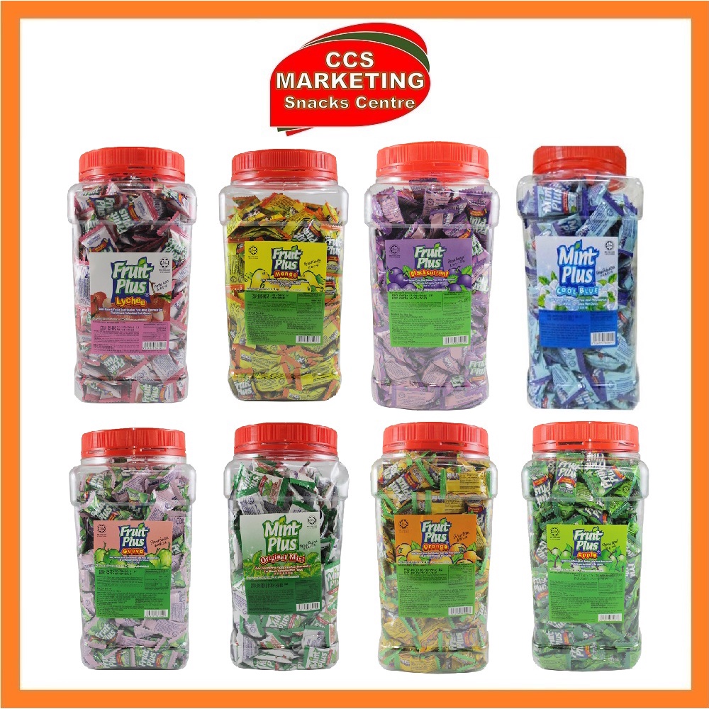 CCS Fruit Plus Chewy Candy 1 Jar ( 1kg ) | Shopee Malaysia