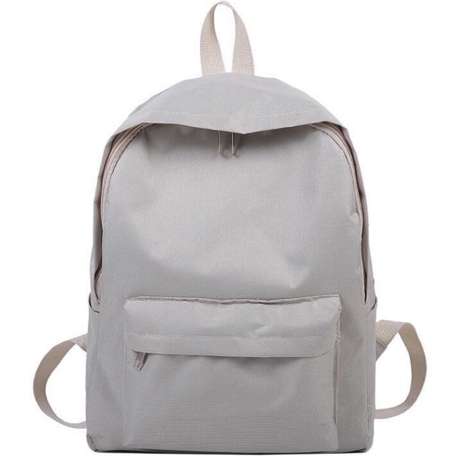 Vintage Schoolbag Korean Retro Large Capacity Plain Colour Backpack ...