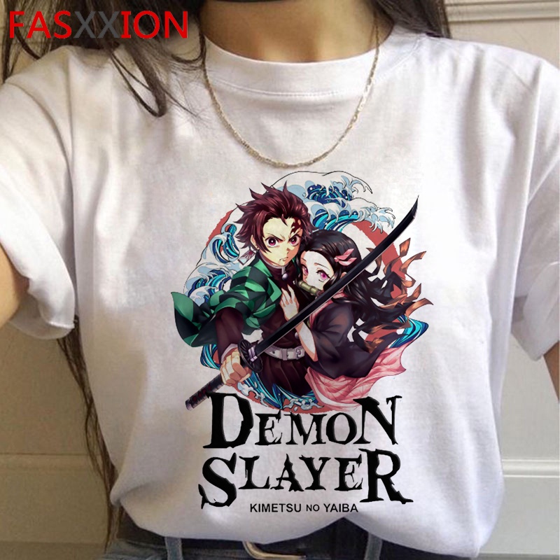 Hot Japanese Anime Demon Slayer T Shirt Men Kawaii Kimetsu No Yaiba ...