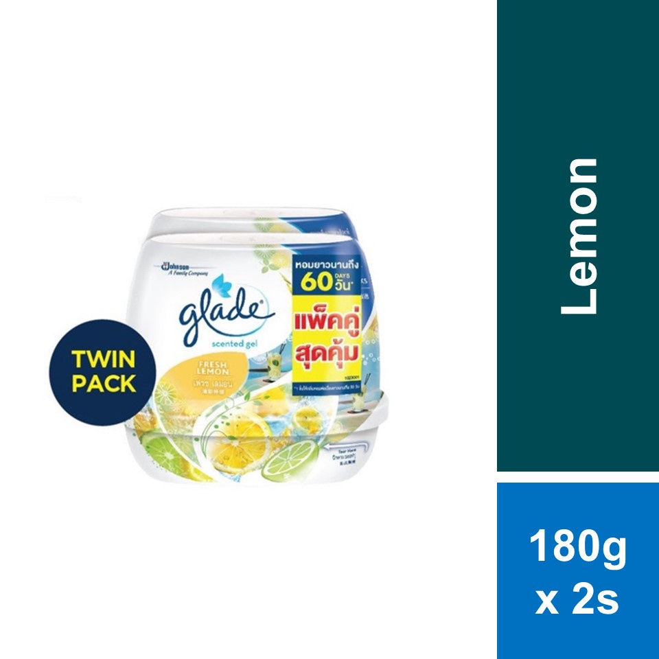 Glade Scented Gel Lemon Twinpack 180g x 2s Shopee Malaysia