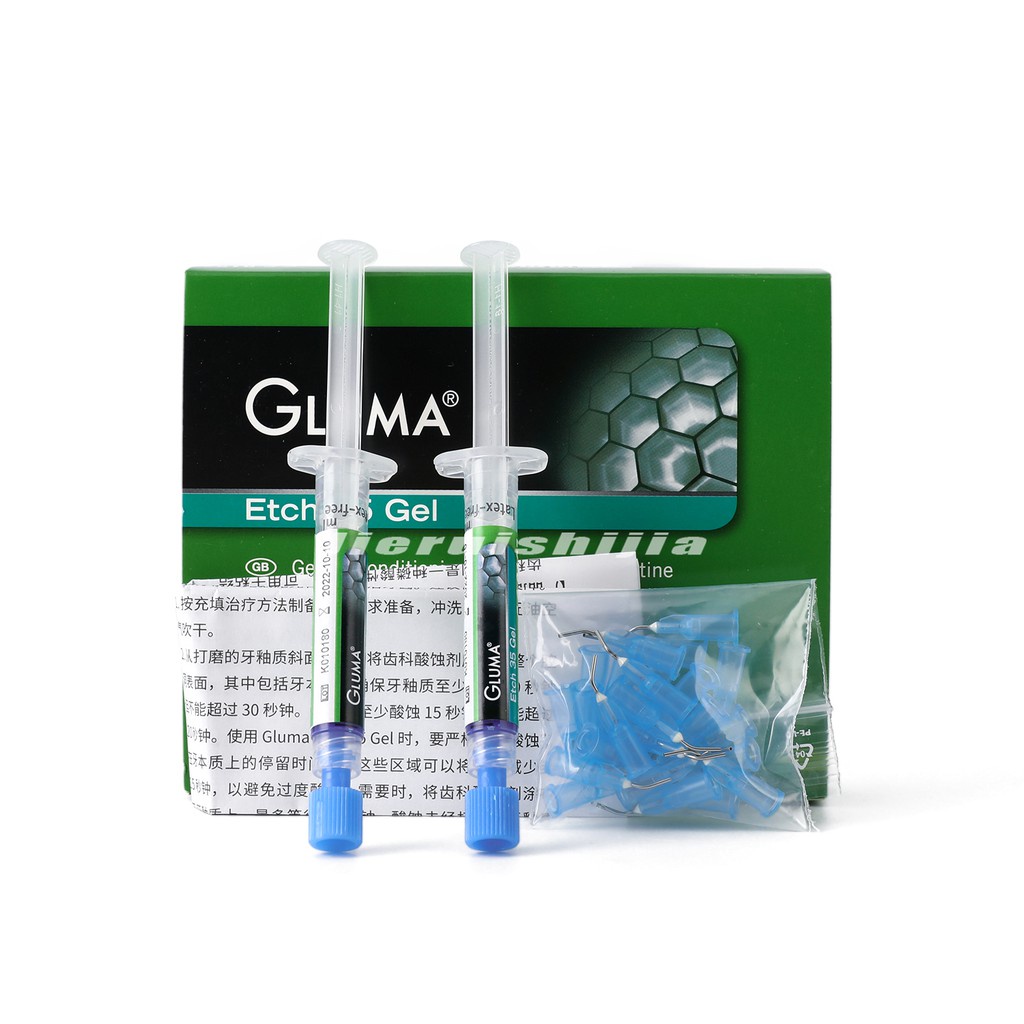 Kulzer Gluma Etching Agent ETCH Etching Dental veneers inlays crowns bridges Dentist Dental