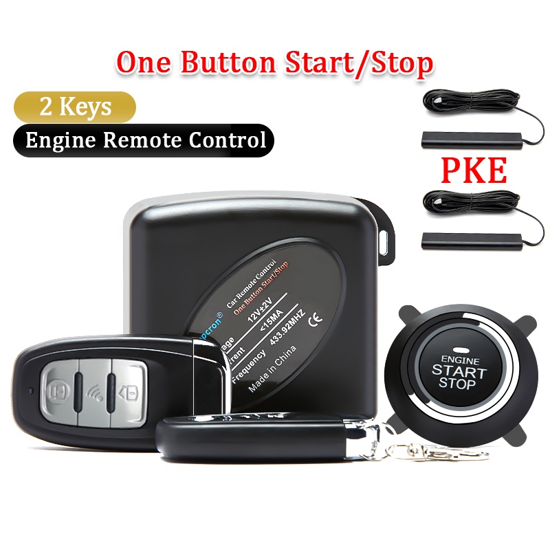 Car Alarm Remote Control PKE Car Keyless Entry Engine Start Alarm