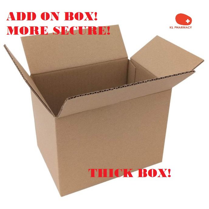 [KL PHARMACY] Add on for Box Packaging [ HARD BOX] MORE SECURE ...