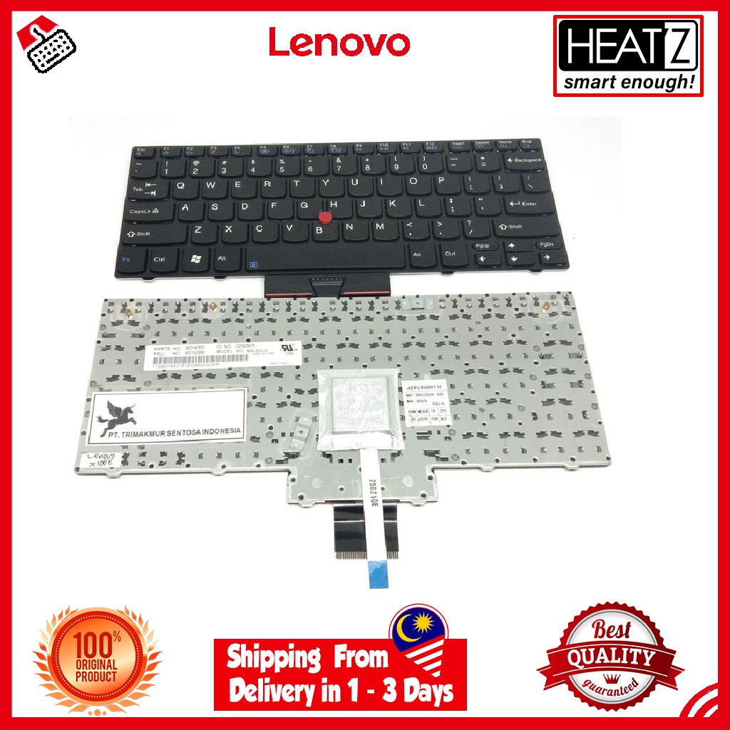 Original Lenovo Thinkpad X100 X100e X120 Series Laptop Keyboard Replacement 100 Brand New Part 6536