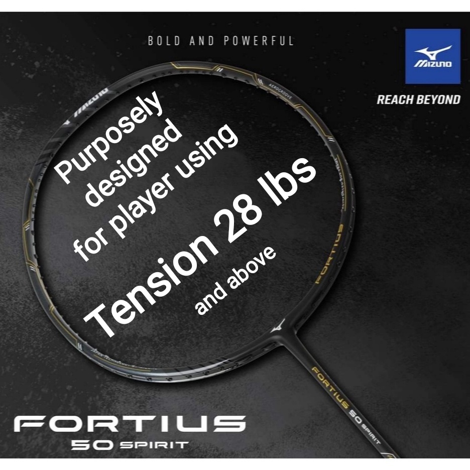 Mizuno fortius deals tour badminton racket