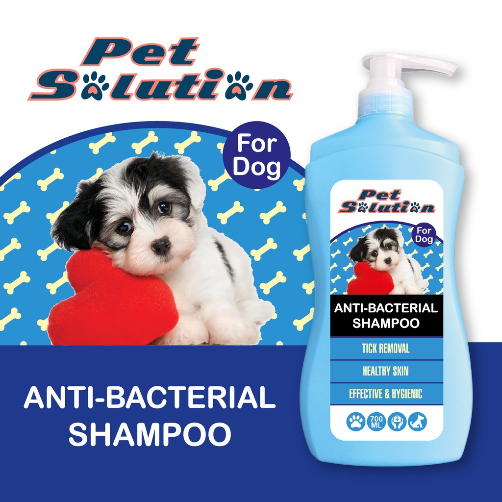 Pet Solution Anti Bacterial Shampoo For Dogs 700ml Shopee Malaysia