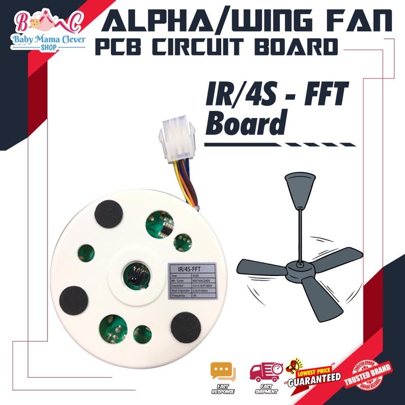 🔥[Original Alpha Cosa] Ceiling Fan PC Board IR/3SFT& IR/4SFFT