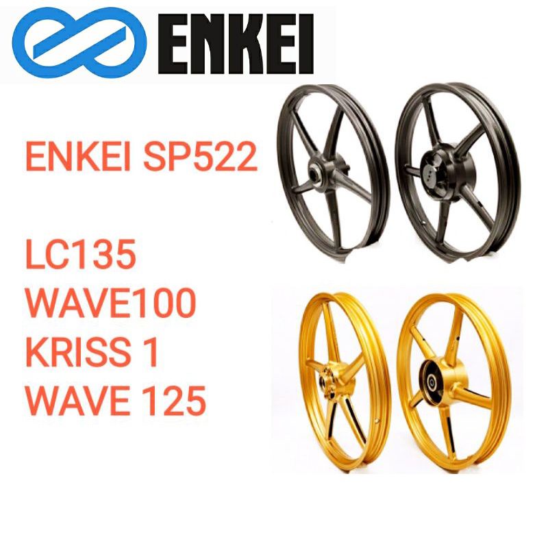 SPORT RIM ENKEI SP522 WAVE100 / KRISS / WAVE125 / LC135 READY STOCK ...