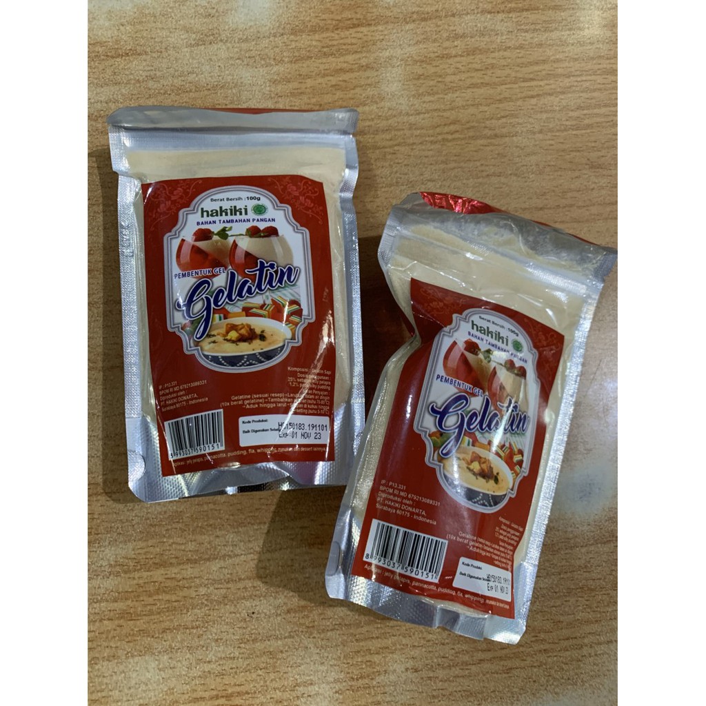 Gelatin Powder 100gr Pack Hakikihalal Gelatin Powder 100gr Instant Gelatine Shopee Malaysia 8004