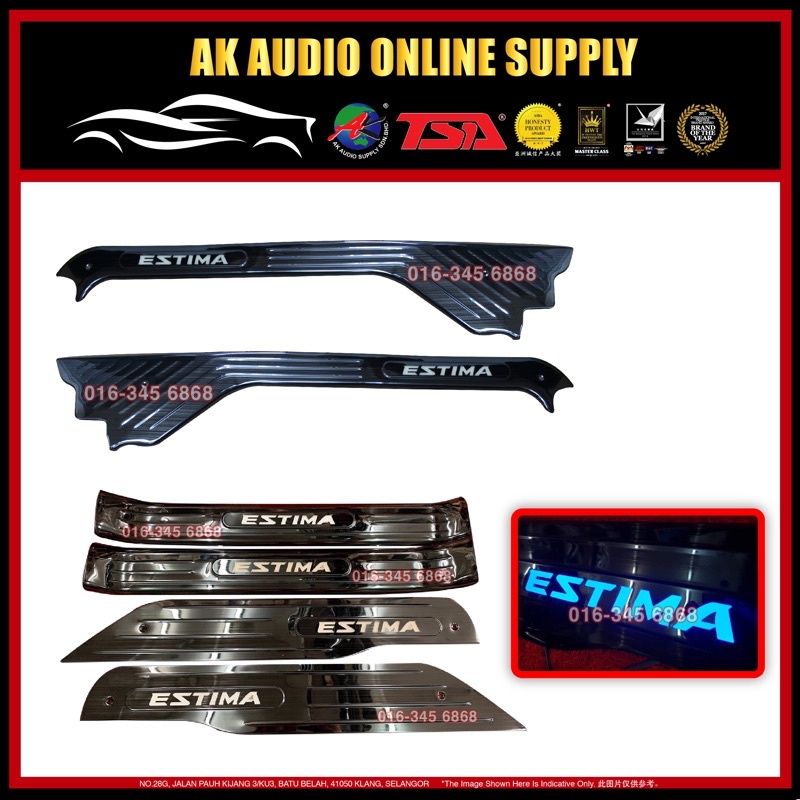 Toyota Estima ACR50 2006 - 2018 Side Step / Door step / Side Steel ...