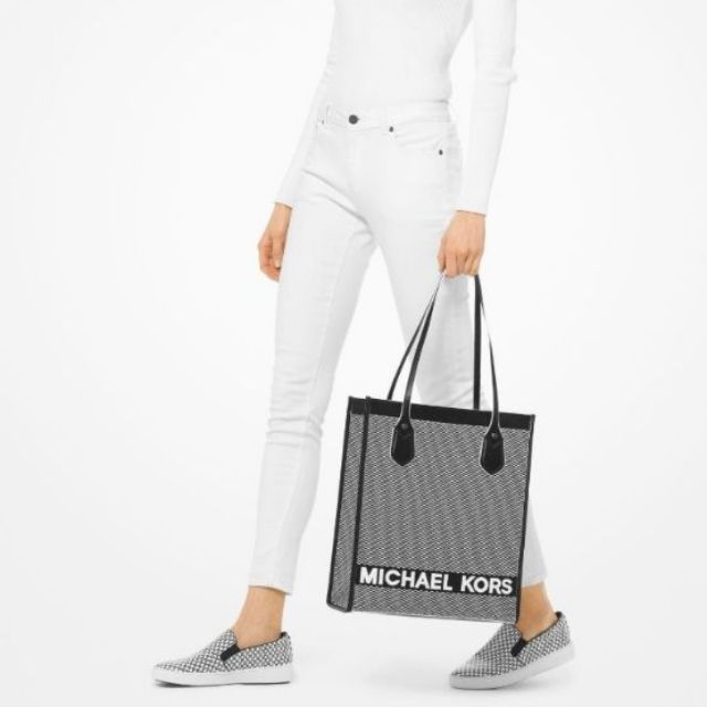 Mk top canvas tote