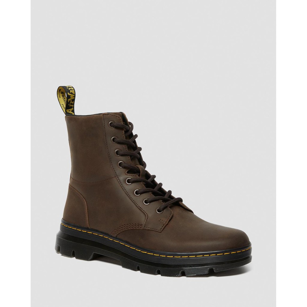 DR MARTENS COMBS CRAZY HORSE LEATHER CASUAL BOOTS GAUCHO CRAZY HORSE