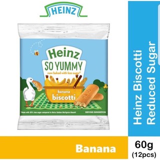 Galletas Heinz biscotti sabor plátano 60 g