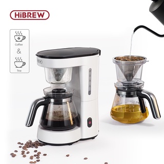 HiBREW Fully Automatic Espresso Cappuccino Latte 19Bar 3 in 1 Coffee Machine  Automatic hot milk froth ESE pod&Ground Coffee H8A