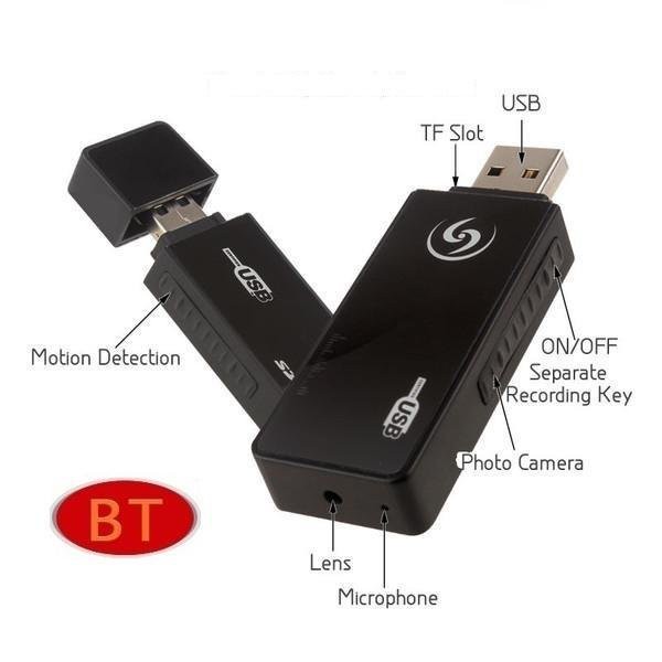 Hd spy usb flash drive hidden camera 2024 motion detection