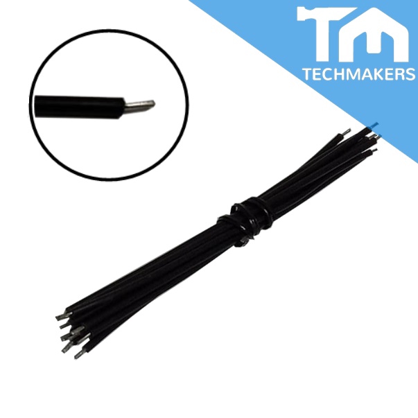 1 pack of Multicore Red, Black, White Wire 0.75mm (10pcs)