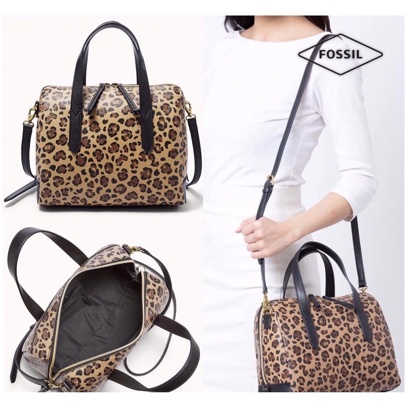 sydney satchel fossil leopard shb2351989 Shopee Malaysia