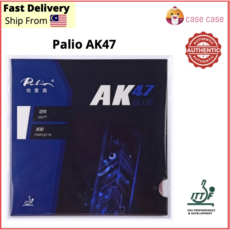 PALIO AK47 BLUE Spin-Elastic Inverted Ping Pong Table Tennis Rubber 2 ...