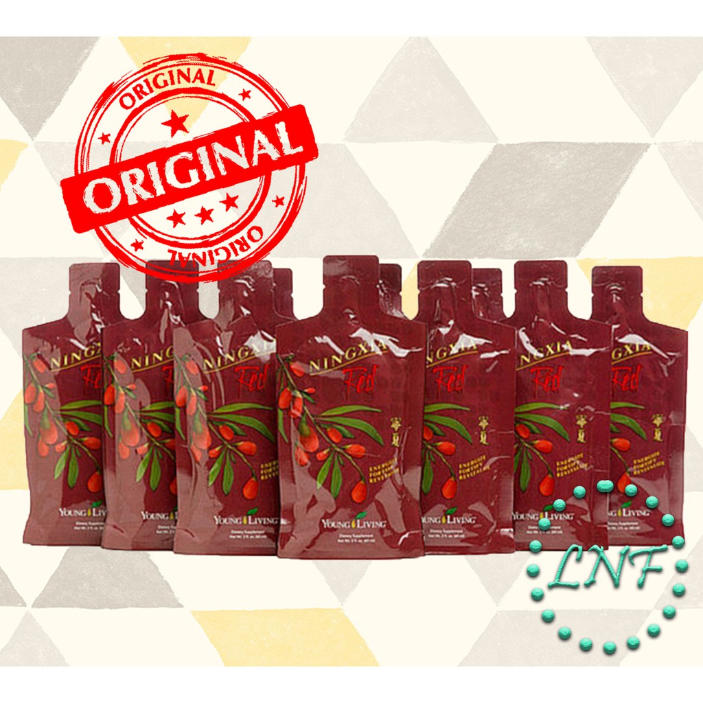 YL Young Living Ningxia Red (60ml) - 10 Sachets Expiry 12/2024 + Free ...