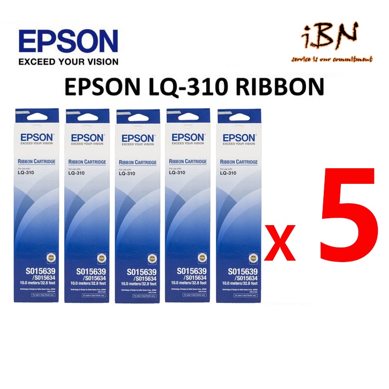 Epson Lq 310 Ribbon Cartridge S015639 Lq310 Dot Matrix Printer Shopee Malaysia 7408