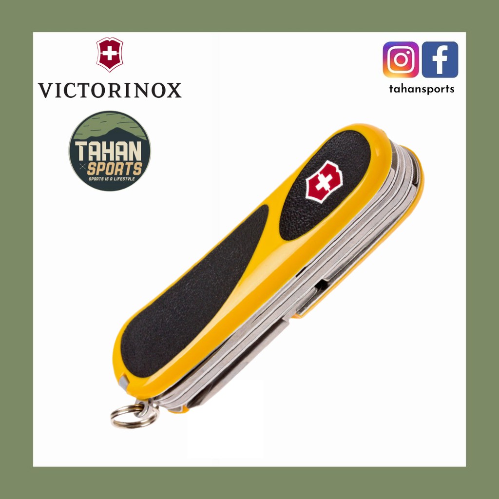 Victorinox Evolution Grip S18 Yellow Swiss Army Knife For Sale