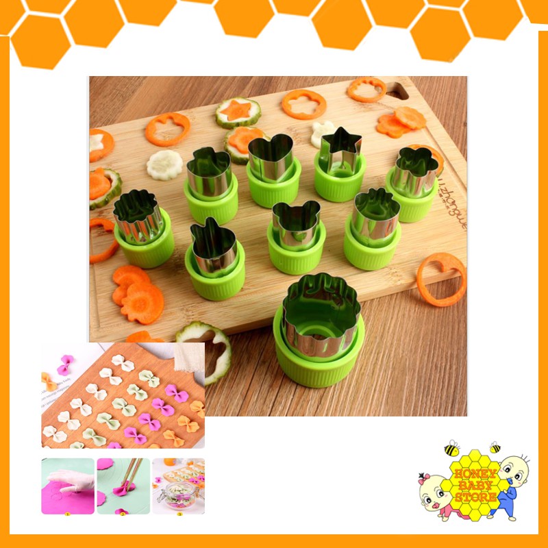 Fruit Star Shape Cutter Vegetable Cut Flower Mold Baby Food Prepare ...