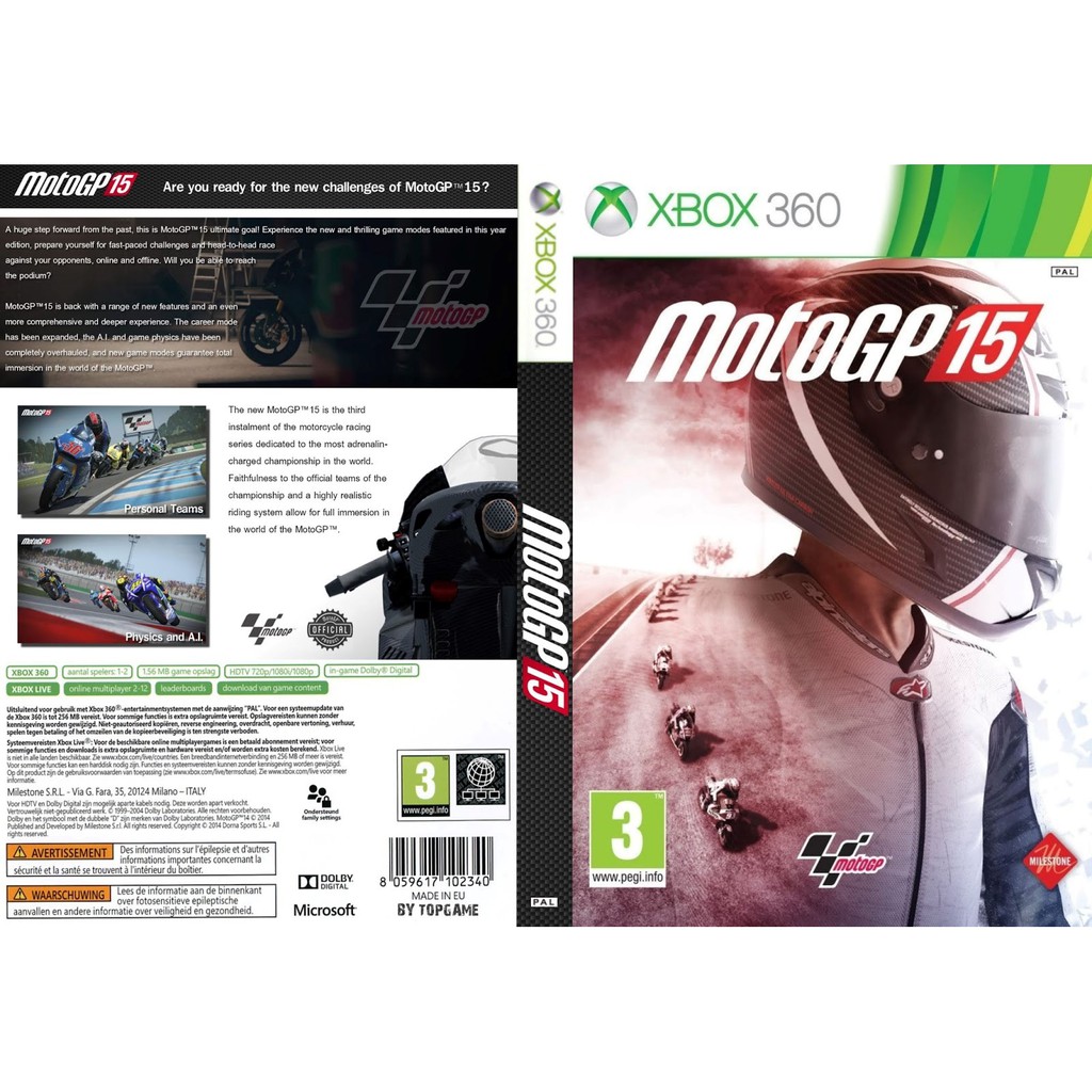 Moto GP 15 XBOX360 GAMES(FOR MOD CONSOLE) | Shopee Malaysia