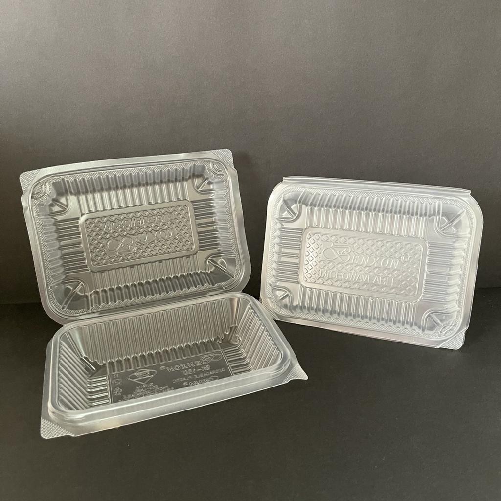 BX-150 DISPOSABLE LUNCH BOX (100PCS)BEKAS KOTAK NASI /RICE BOX | Shopee ...