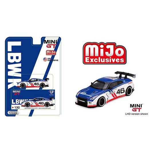 Mini GT x MiJo Exclusives (132) LB☆Works Nissan GT-R (R35