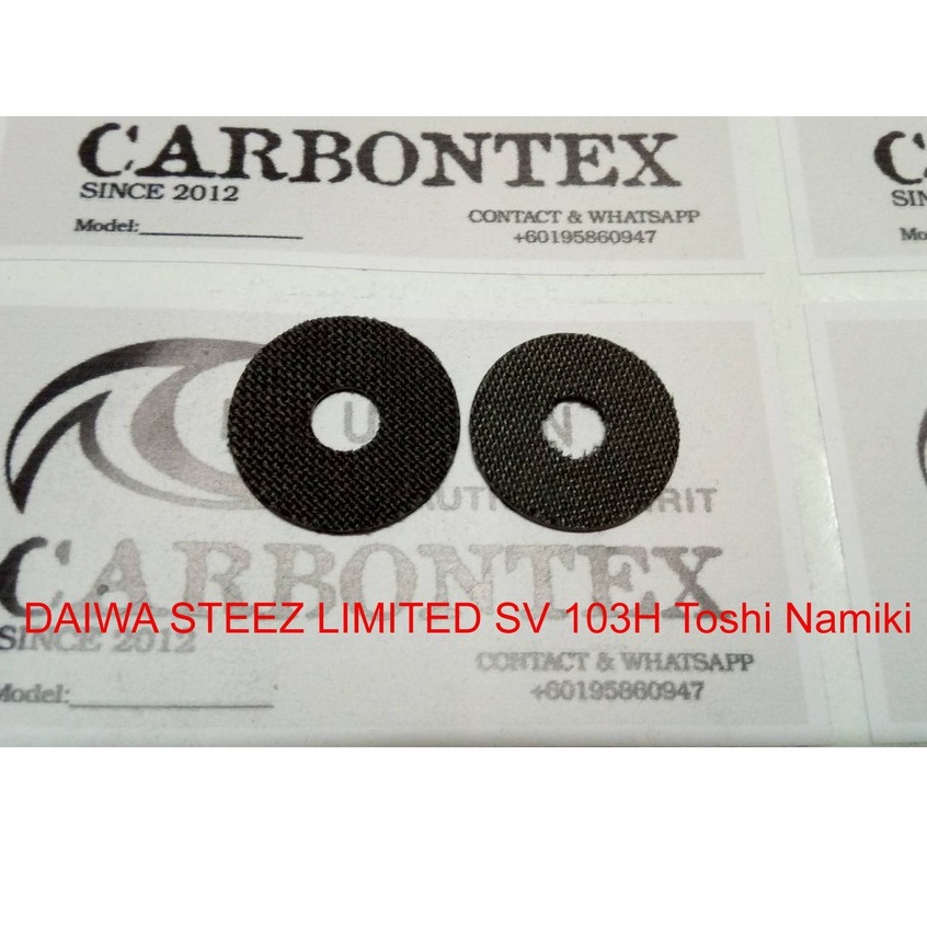 Daiwa Steez Limited Sv 103h Toshi Namiki Carbontex Drag Washer By
