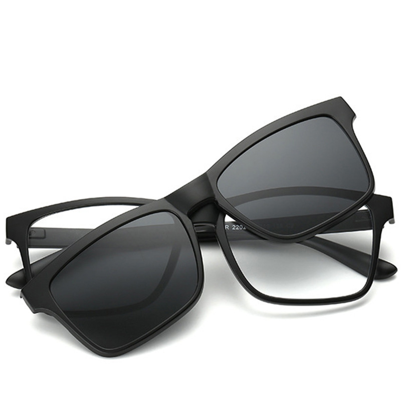 6 In 1 Custom Men Women Polarized Optical Magnetic Sunglasses Clip ...