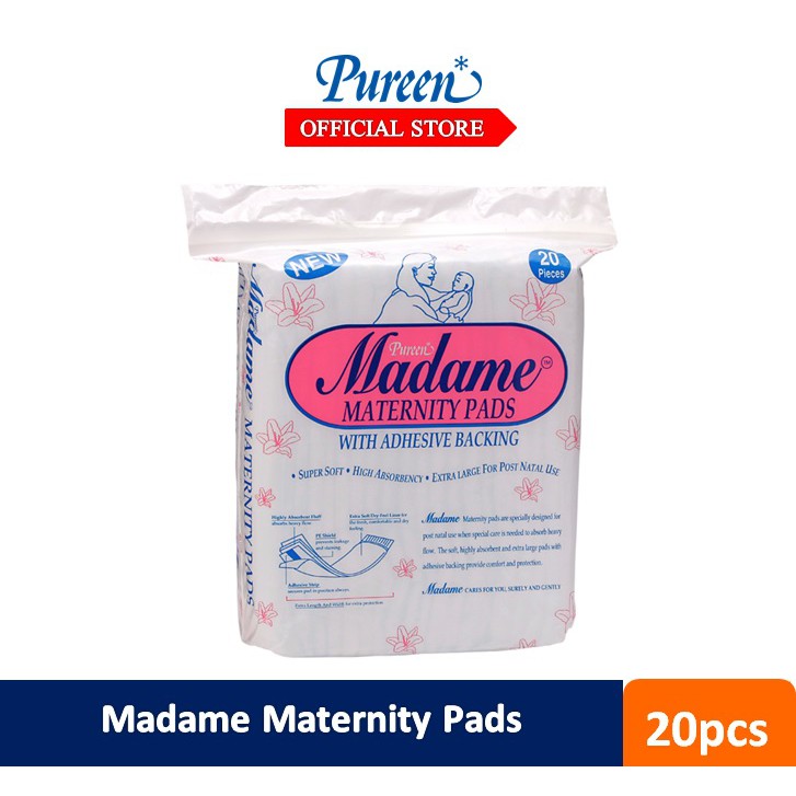 Pureen Madame Maternity Pads, 20 - 30 Pads