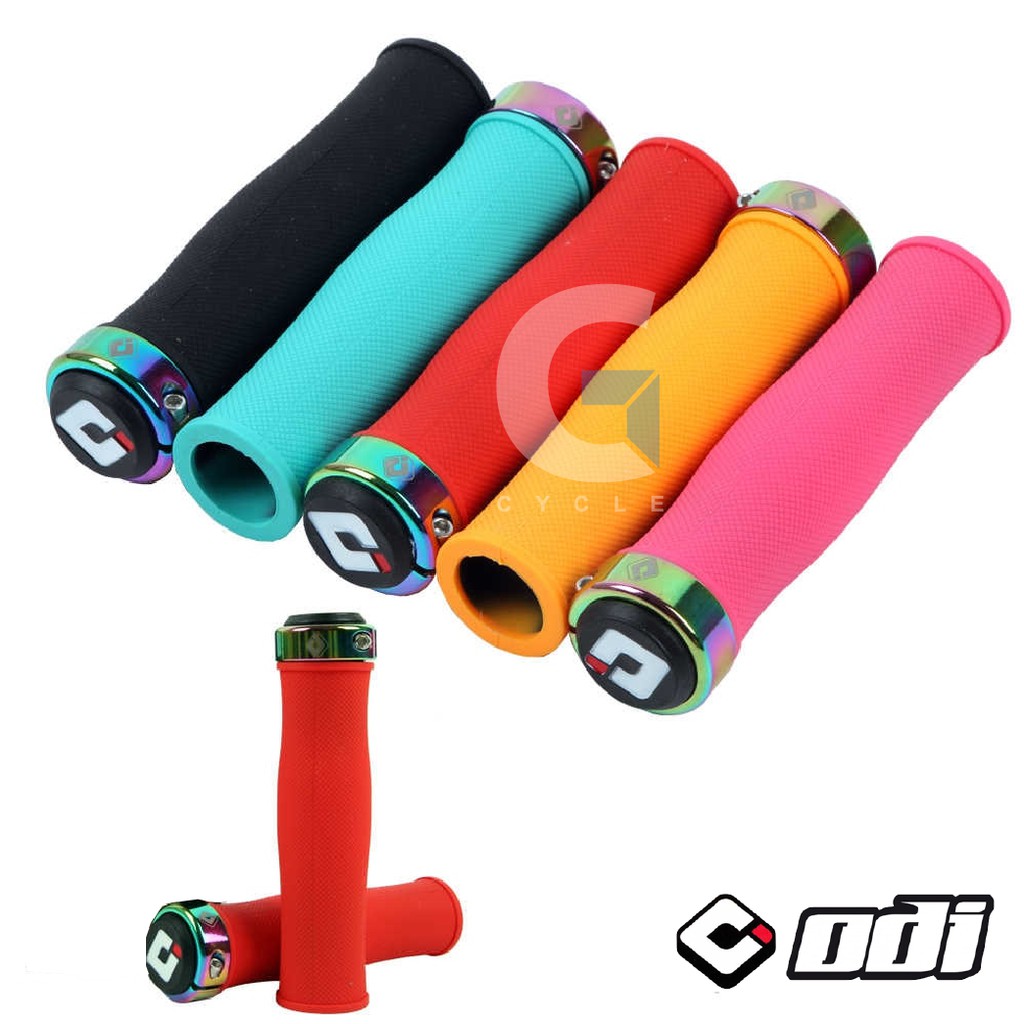 Oil slick bmx top grips