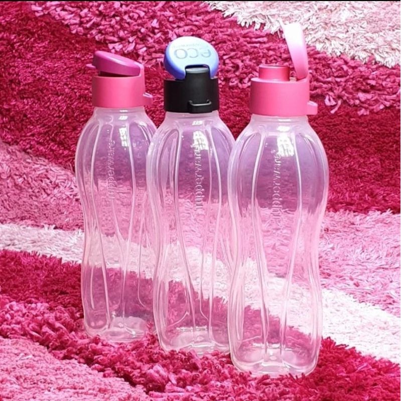 Tupperware eco bottle flip Transparent 500ml Drinking water bottle