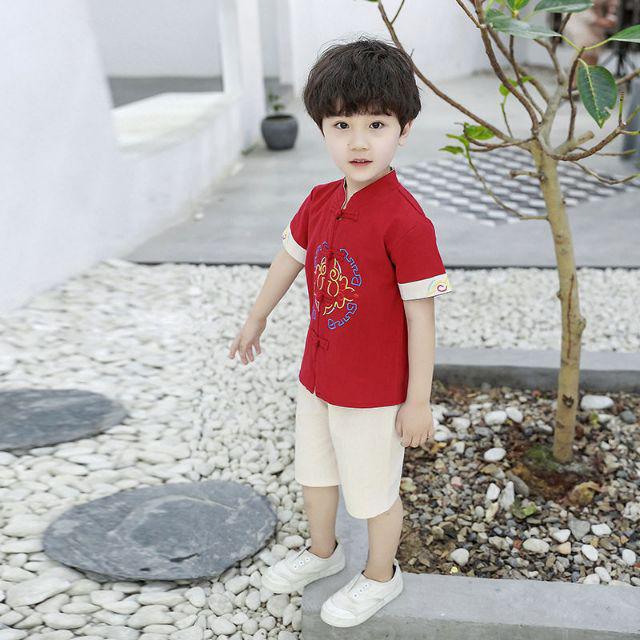 CNY traditional kids boy Cheongsam set Shopee Malaysia