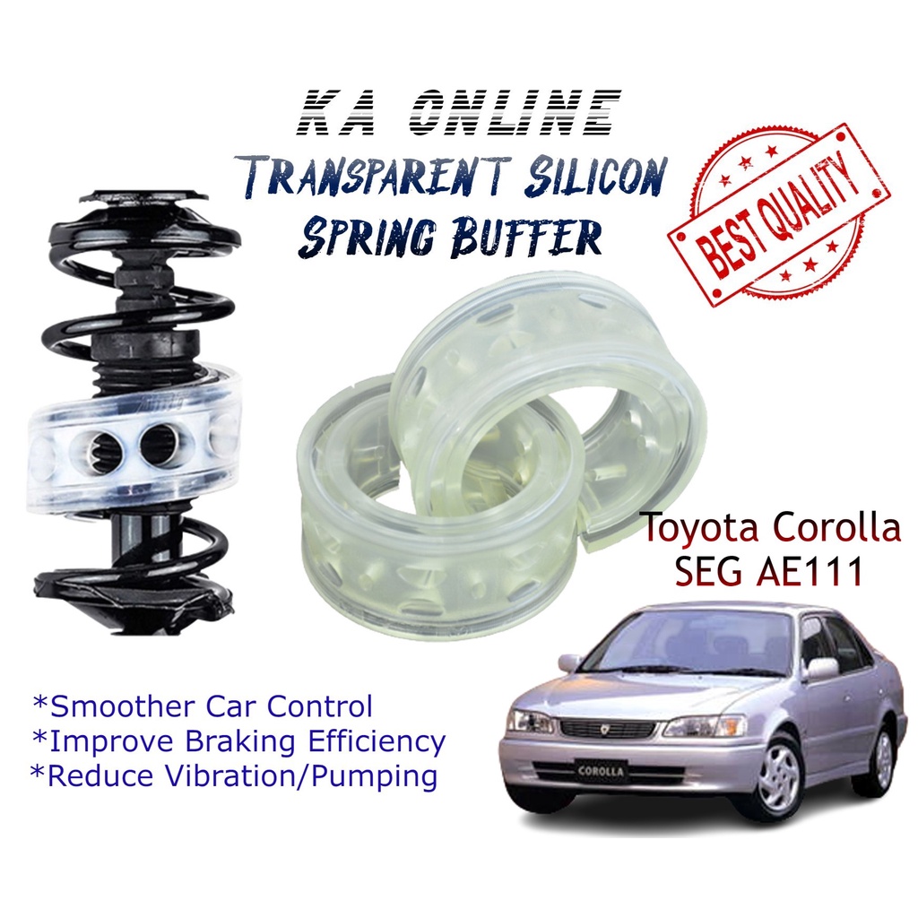 Toyota Corolla SEG AE111 Transparent Silicon Coil Spring Cushion Buffer
