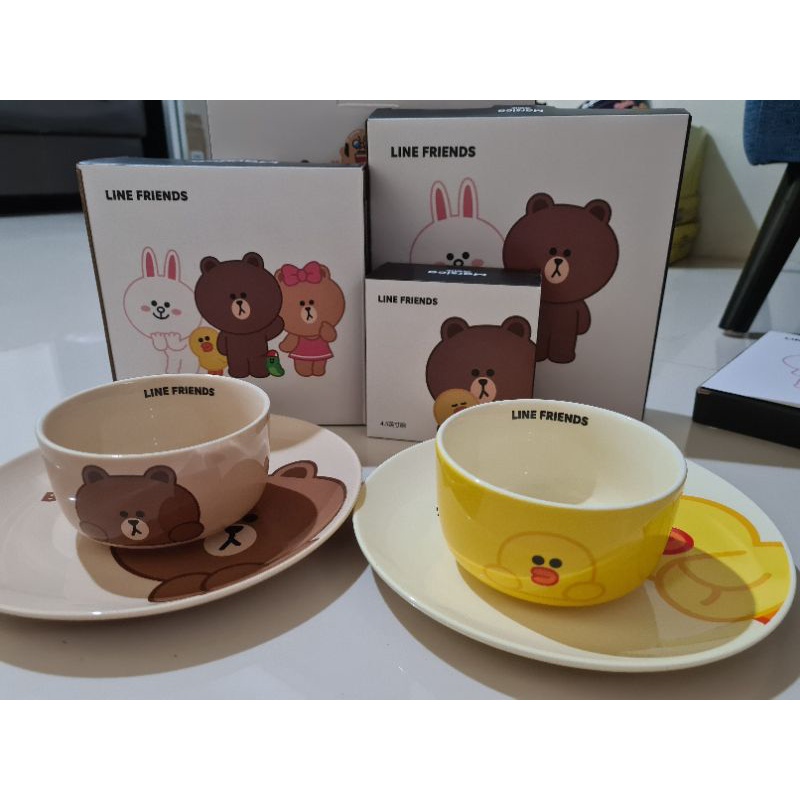 Line Friends Ceramic Rice Bowl (Bowl Only) | Shopee Malaysia