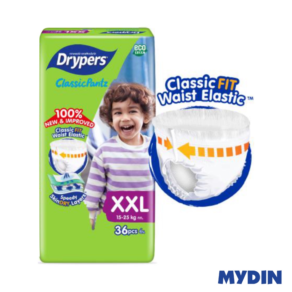 Pampers drypers classic sales pants