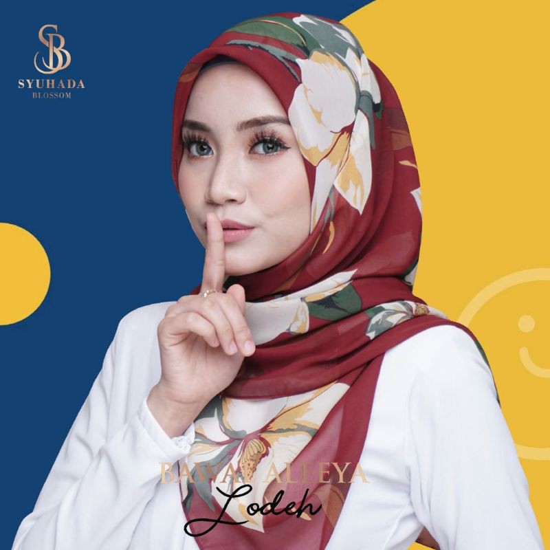 💯🌸NEW Syuhada Blossom Bawal Aleya | Shopee Malaysia