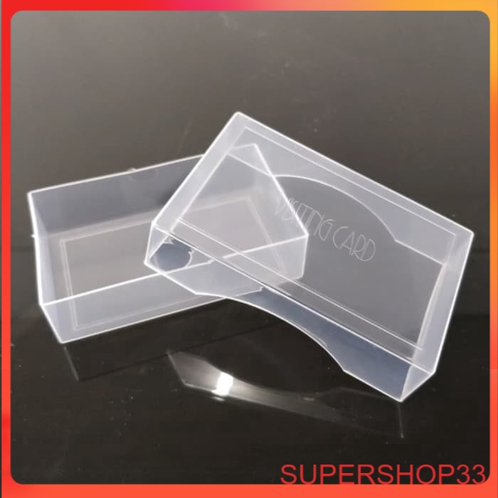 Quality Clear Plastic Name Card Box Per 1 Box Contents 100pcs Shopee