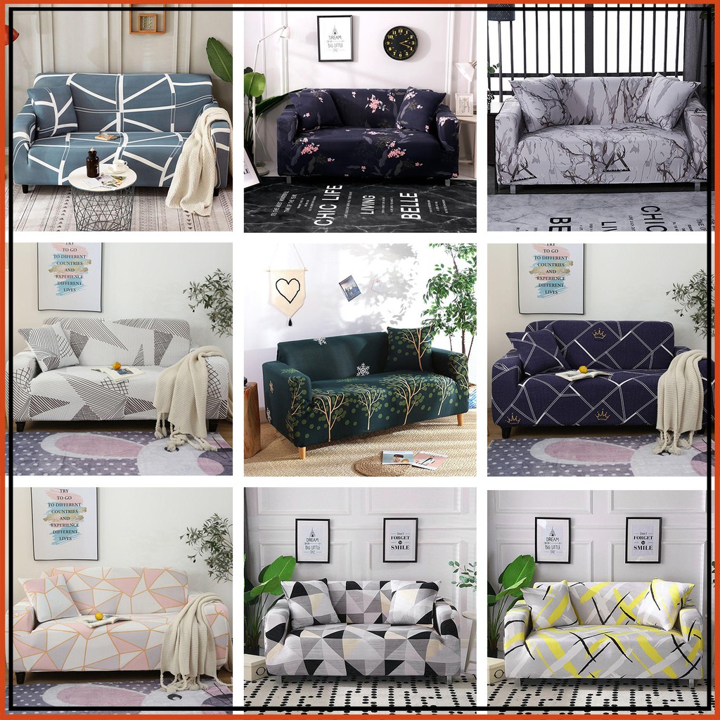 HOMELO Stretch Slipcovers Sectional Elastic Stretch Sofa Cover for Living Room Couch Cover L