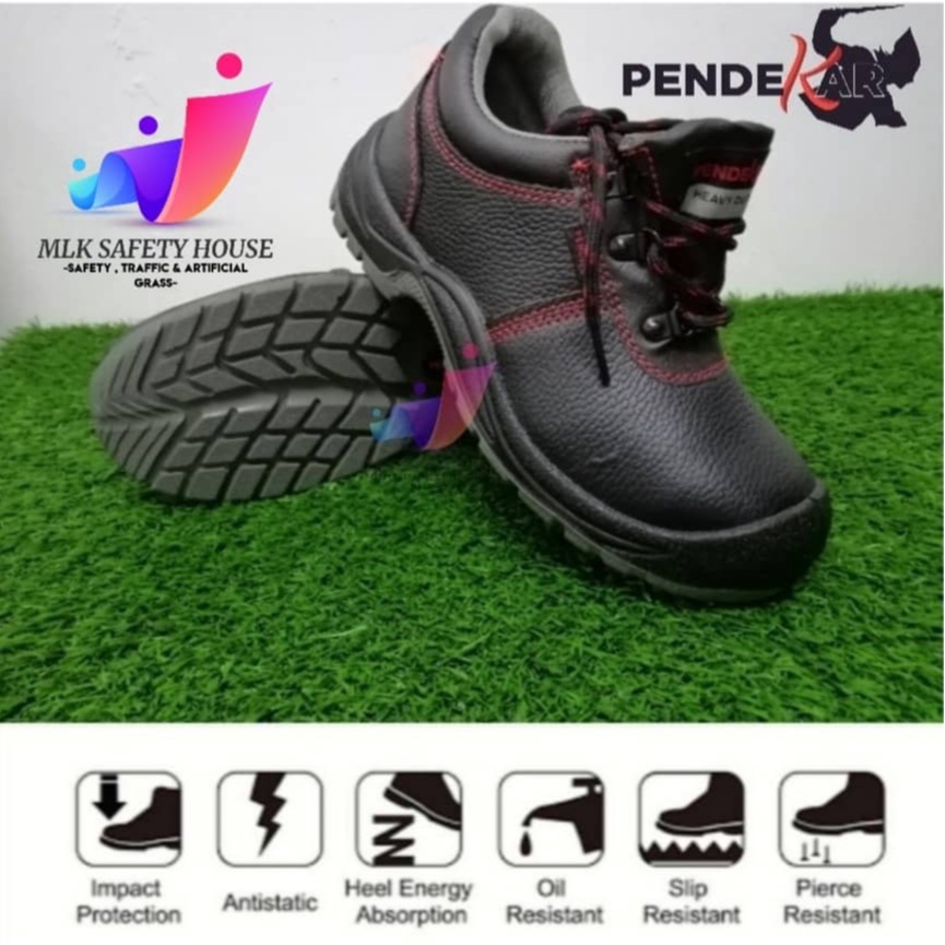PENDEKAR Steel Toe Cap Safety Shoes / Safety Boots/Kasut Keselamatan