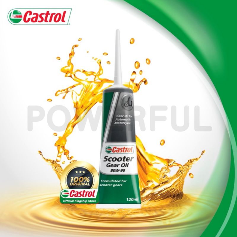 CASTROL GEAR OIL SCOOTER 80W90 120ML MINYAK GEAR OIL MOTORCYCLE Shopee Malaysia