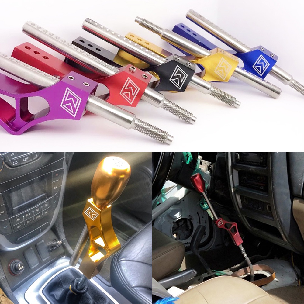 Aluminum Gear Shift Knob Head Adjustable Shifter Lever Extender For ...