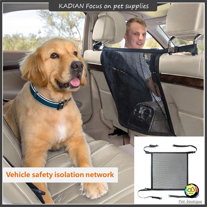 Pet Car Barrier Mesh Dog Car Divider Net Safety Outdoor Travel