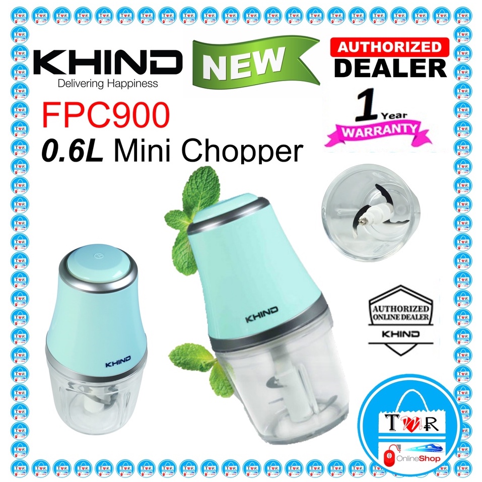 KHIND 0.6L Mini Chopper Blender FPC900/ Midea / Trio / Sharp / Elba