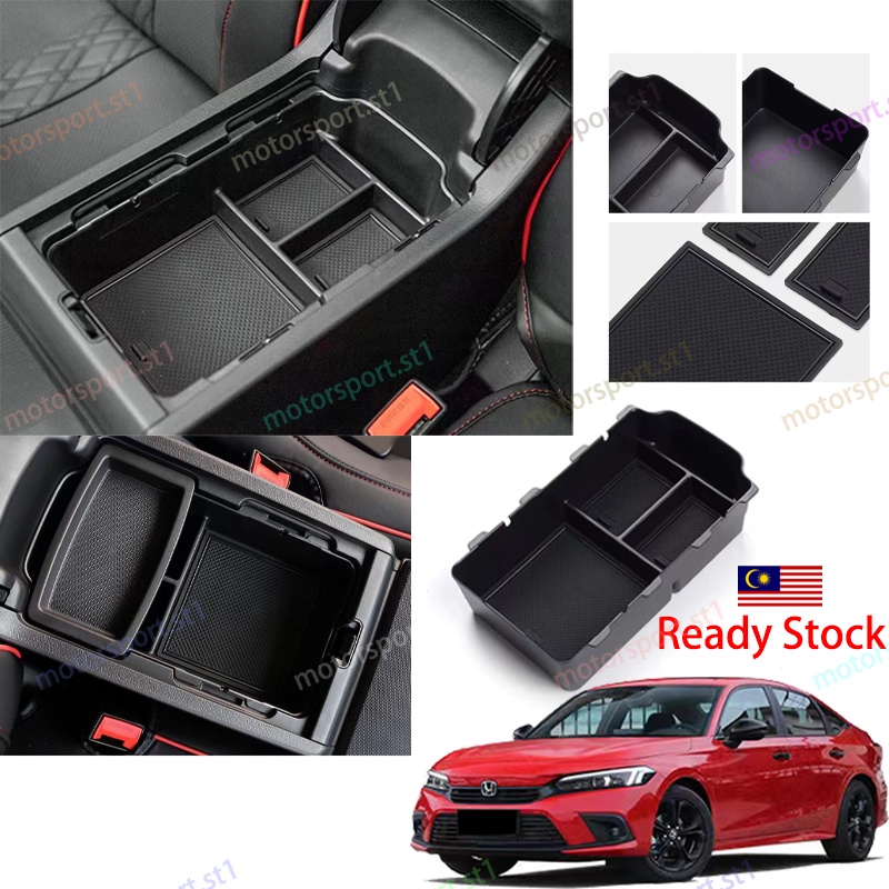 [READY STOCK]Honda Civic FE 2022-2025 Armrest Storage Box Tray Center ...
