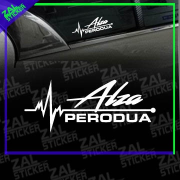 * STICKER KERETA (1 SET KIRI & KANAN) SIDE WINDOW ALZA 2022 PERODUA ...