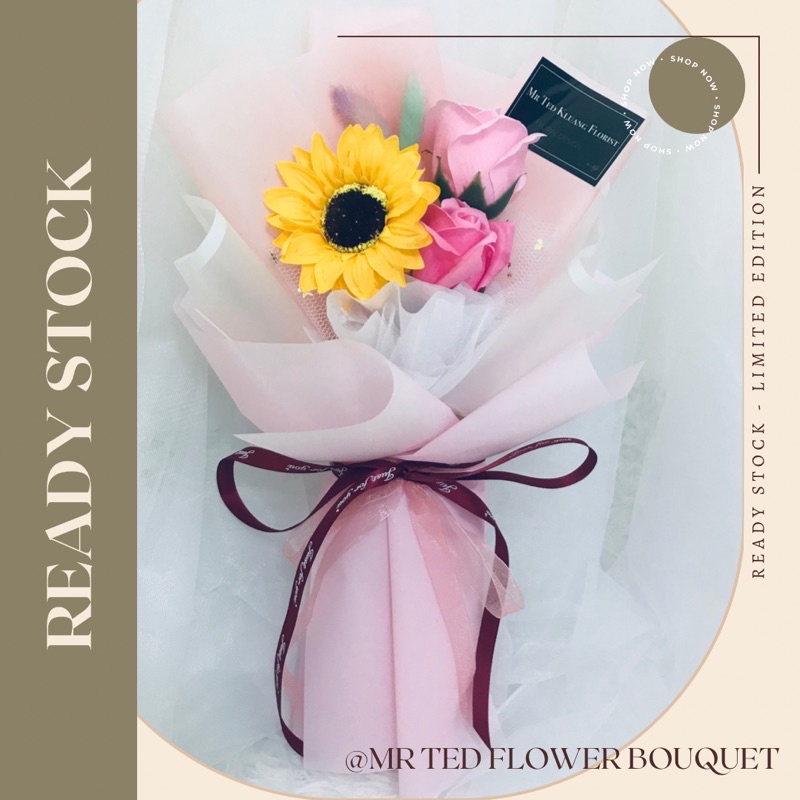 Sunflower bouquet flower bouquet graduation convocation bouquet soap ...