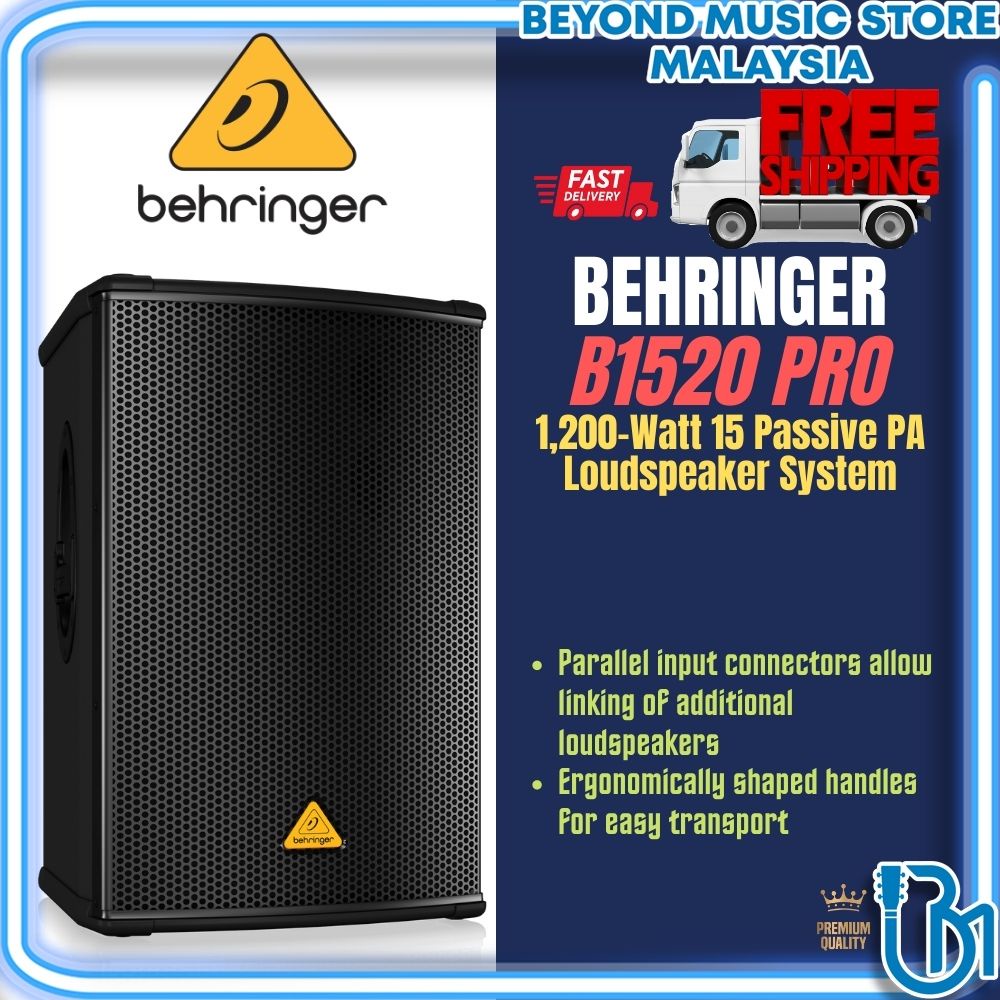 BEHRINGER B1520 PRO Professional 1,200-Watt 15